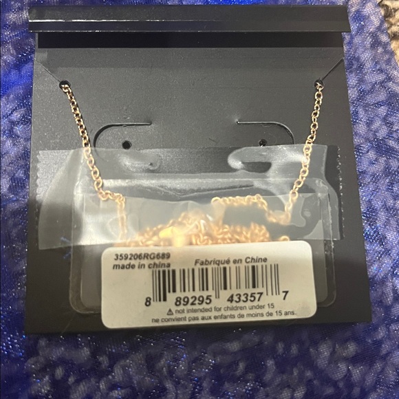 Coach Open Circle Stone Necklace (Style No. F54514) BNWT - Picture 3 of 4